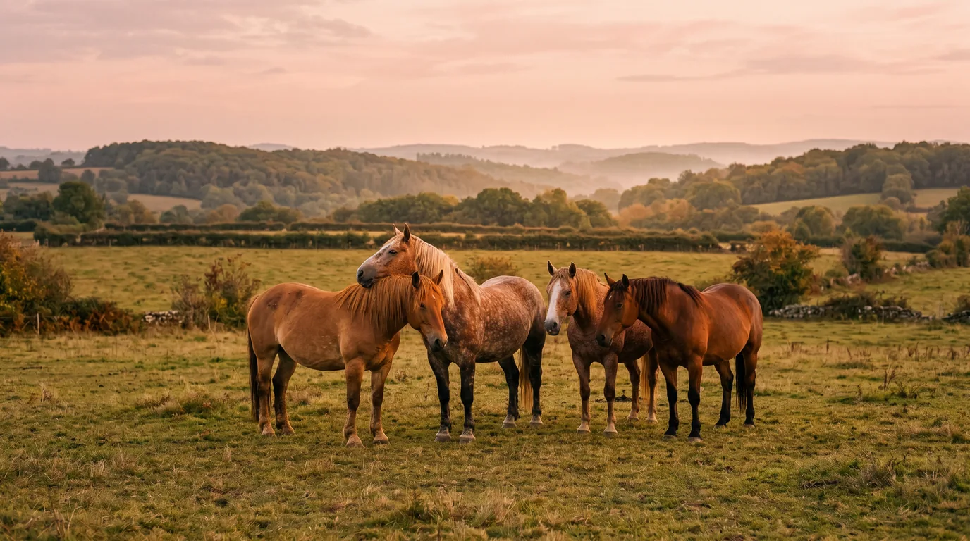 Les chevaux du Tiffany Labiau Équitation en liberté, Lot
